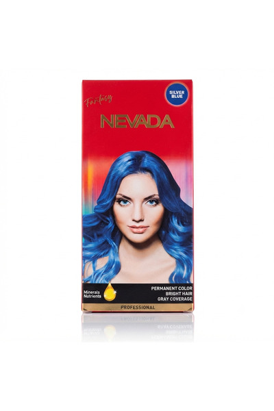 Generic Brand Nevada Fantasy Permanent Hair Color - Silver Blue
