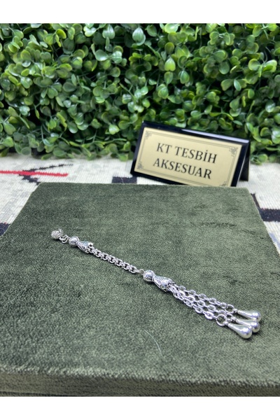 Kttesbihaksesuar 11 cm Uzunluk Tesbih Yapımı İçin Özel Tasarım Kaplama Püskül