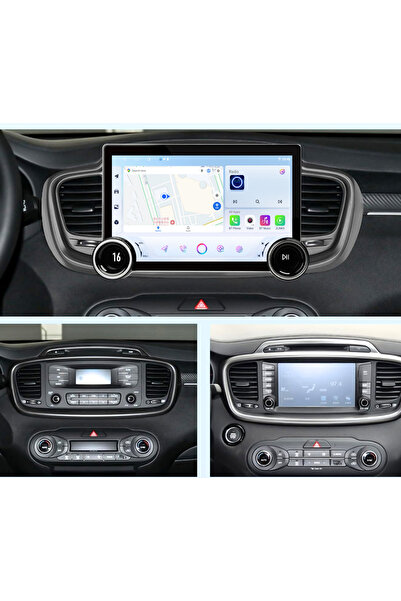 Carplayer Kia sorento android screen diamond dual knob model 2015-2020,6gb ra...