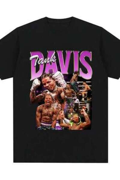 25W Retro Sleeveless T-Shirt Gervonta Davis, Harajuku Fashion, Sport, Boxing,...