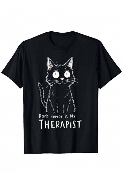 k222 Funny Dark Sense Of Humor Cat Graphic Tees Adults Teens Suitable For Men...