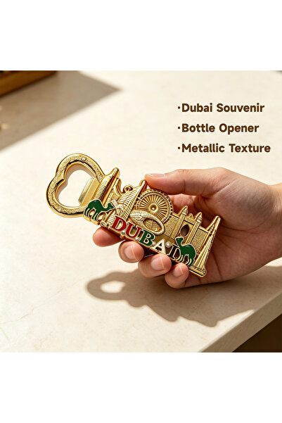 ARIANA Dubai Travel Souvenir Metal Bottle Opener & Fridge Decor, Classic UAE ...