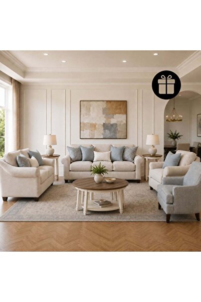 Ashley Furniture طقم أريكة بيلريد مع طاولة جانبية مجانية (3 قطع)