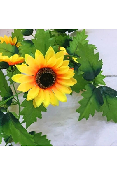 choice2 2pcs 1/2/5pcs 260cm Artificial Yellow Sunflower Garland Flower Vine W...