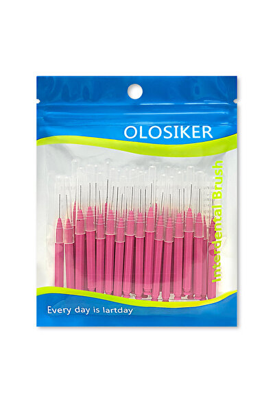 Choice1 0.6mm(SSSS) Deeppink 30 interdental brushes straight adult cleaning i...