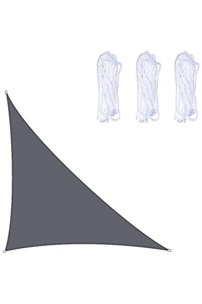 STARSTAR Triangular sunshade sail, measuring 4 x 4 x 5.7 meters, UV protected...
