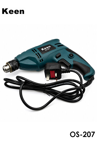 Generic مثقاب كهربائي OS-207 بقوة 400 واط مع تحكم في السرعة المتغيرة، ووظيفة ...