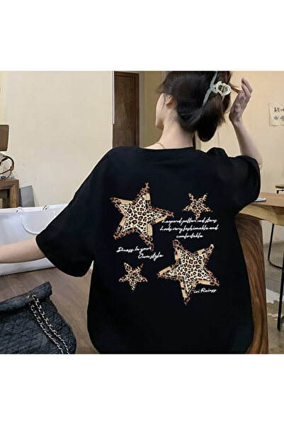 bellanova تي شيرت مطبوع كبير الحجم للجنسين مطبوع عليه طبعة للجنسين