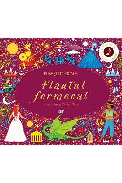 Litera Povesti muzicale. Flautul fermecat. Carte cu sunete