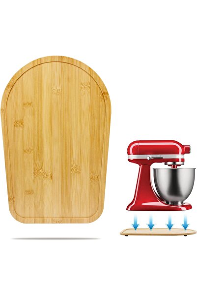 STARSTAR Bamboo mixer pad for KitchenAid 4.5-5 tilt mixer, appliance sliding ...