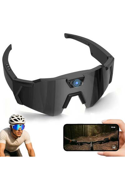STARSTAR Smart Camera Glasses, 1080P Sports Glasses, HD Video Recording, Cycl...