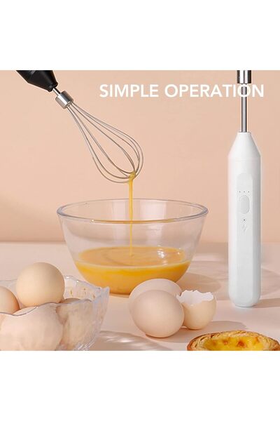 STARSTAR Recharge milk frother w/3 Adj. speed modes - electric mixer - for co...