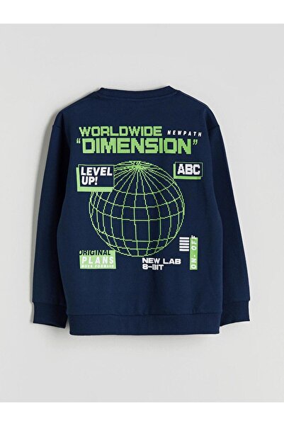 LC Waikiki Printed Boys' Thick Sweatshirt