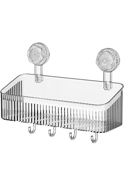 STARSTAR Suction cup storage rack for bathroom and kitchen, large capacity, s...