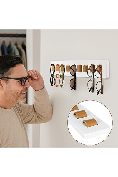 STARSTAR Eyeglass case, wall-mounted eyeglass frame, 9-compartment eyeglass s...