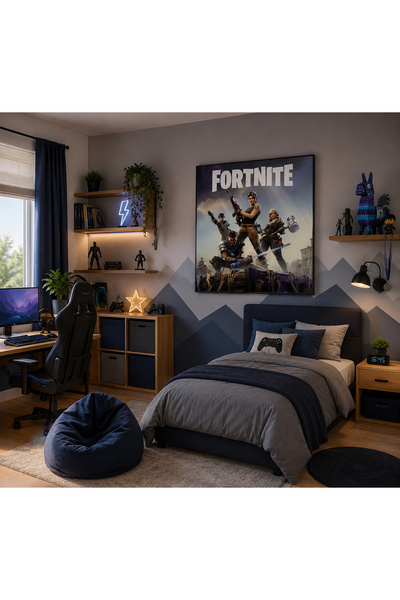 Generic Brand Tablou Canvas Decorativ Fortnite pentru Camera Copiilor – Gata ...