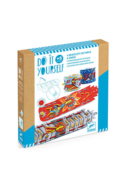djeco Joc creativ DIY cu brățări superputeri