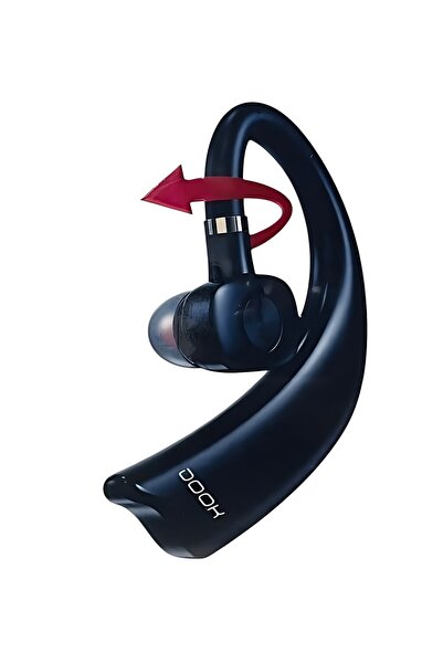 Generic Single-sided Bluetooth earbud with active noise cancellation and Blue...