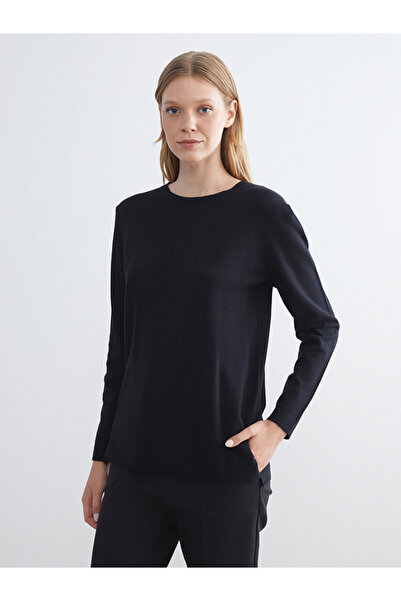 LC Waikiki Crew Neck Self-Patterned Women's Knitwear Sweater