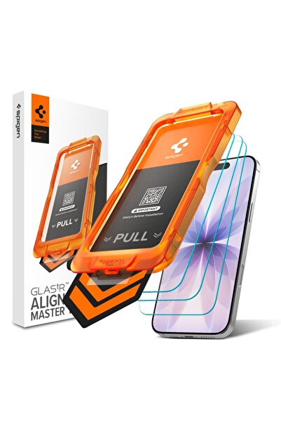 Spigen Sticlă securizată Glas.tr Slim Pachet de 3 pentru iPhone 17 Potrivire ...