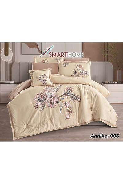 smart home Nefren Summer Patterned 7 Piece Bedspread Set, Mayhacrofiber Mater...
