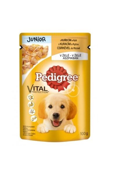 Pedigree Σακούλα, Πέντιγκρι, Τζούνιορ 100 γρ. Κοτόπουλο Ρύζι
