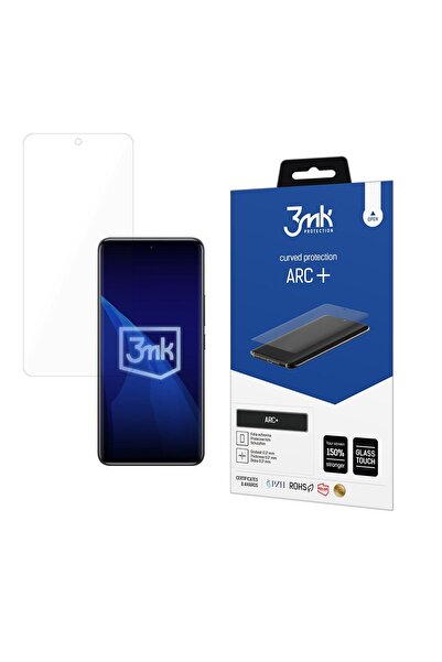 3MK Arc+ Pentru Redmi Note 15 Pro 4G Folie de protecție cu protecție anti-ref...