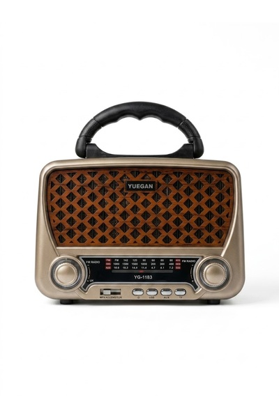 Bionic مكبر صوت بلوتوث كلاسيكي YUEGAN YG-1183 مع راديو محمول FM/AM/SW، مصباح ...