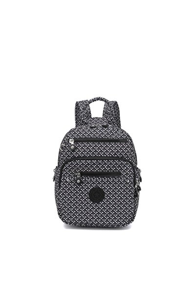 SMART BAGS حقيبة ظهر نسائية صغيرة الحجم من القماش المجعد 3386
