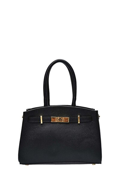 SimpleFind Anna Luchini Geanta piele -Adina-Negru,Geanta de mana piele natura...