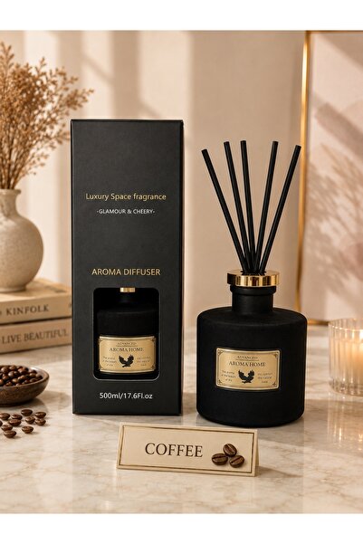 bity thok فواحة أعواد برائحة Coffee 500 مل | معطر منزل فاخر يدوم طويلًا