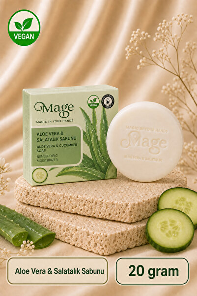 Mage Cosmetics Mage Doğal Aloe Vera & Salatalık Sabunu 20 gram 1 adet kutulu ...
