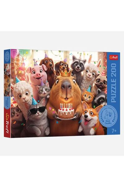 BAMI NETWORK Puzzle copii Capybara 200 piese carton