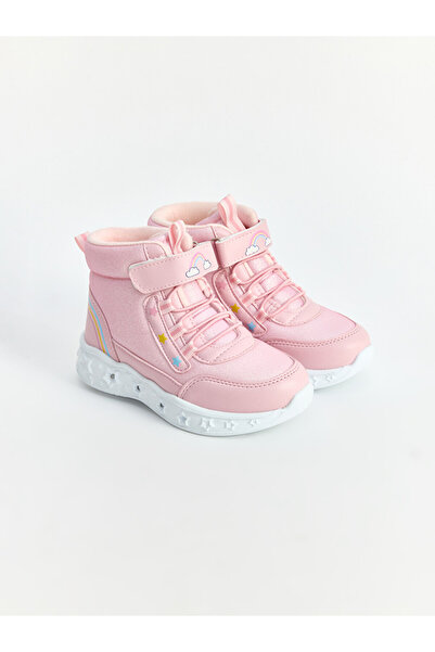 LC Waikiki Lcw Steps Pink Star Patterned Girls' Boots