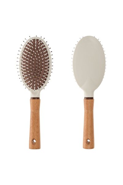 BAMI NETWORK Perie par ovala lemn crem 23.5cm pentru par moale