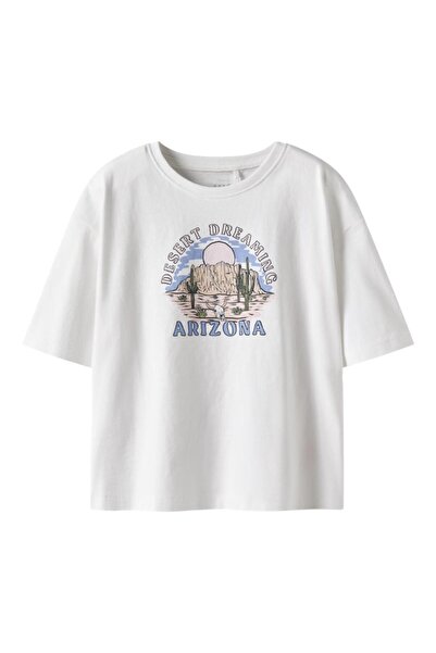 Name it Μπλούζα κοντομάνικη κορίτσι "Arizona" λευκή