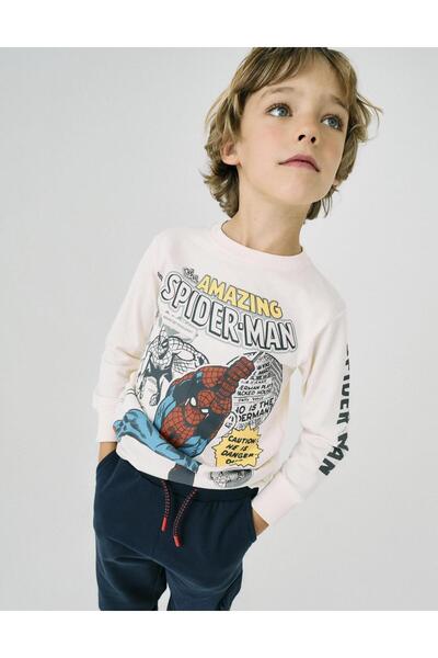 Zippy Μπλούζα αγόρι "Spiderman" εκρού