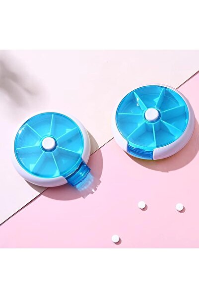 STARSTAR Two-piece set - Weekly pillbox - 7-day pillbox with 7 compartments f...
