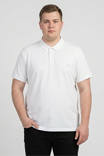 Calvin Klein Men Regular Fit Short Sleeve Brand Logo Polo Shirt, White