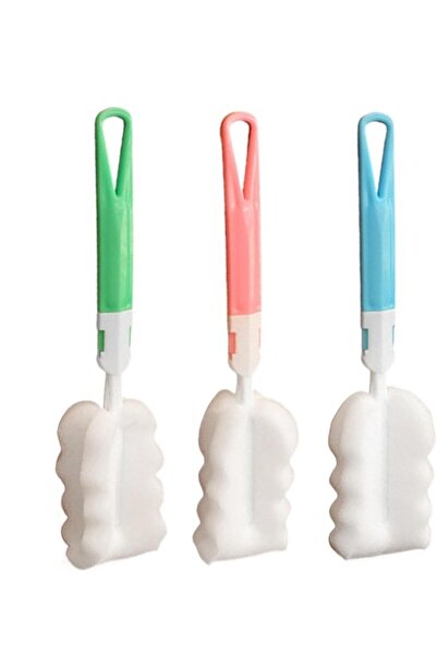 STARSTAR Suitable for 3-Piece Cleaning Brush Mushroom-Head Long Porous Sponge...