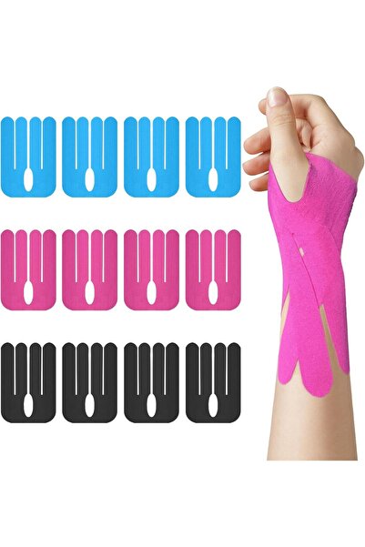 STARSTAR 12-pack pre-cut kinesiology tape, suitable for wrists, elastic, wate...