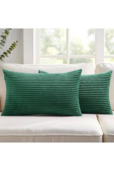 STARSTAR Decorative Cushion Covers - Corduroy Decorative Cushions - Living Ro...