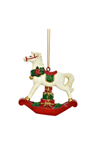 DecoDepot Cal balansoar decorativ, cu agățătoare, 7x17 cm