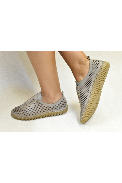 Kesim Shoes حذاء رياضي نسائي كاجوال مصنوع من الجلد الطبيعي بنسبة 100%، ناعم و...