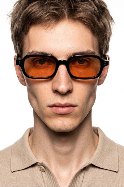 Bilge Karga Lucky Black Light Orange Men's Sunglasses