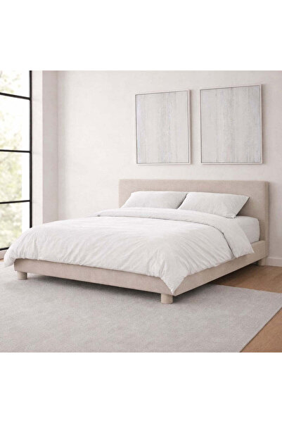 Roots Furniture سرير كينج مادريد باللون الرمادي