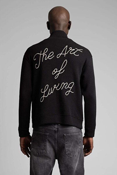 Catch The Art Of Living Fermuarlı Triko Kazak