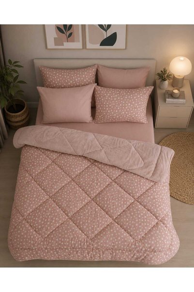 Kafkashome 195 X 215 WELLSOFT SİLVER ÇİFT KİŞİLİK YORGAN - ÇİFT TARAFLI - 4 M...