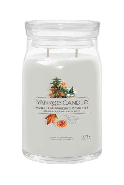 Yankee Candle Κερί Υπογραφής  "Αναμνήσεις Δασικού Σαββατοκύριακου ", Μεγάλο, ...