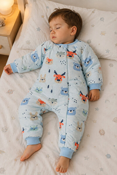 Babyhola Winter Children's Sleeping Bag Cotton Lined 2.5 Tog Thick Fiber Fill...